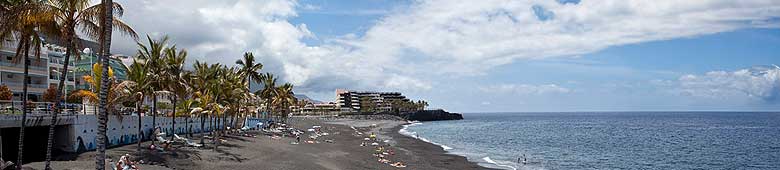 Het strand van Puerto Naos - heerlijk om te baden en te relaxen